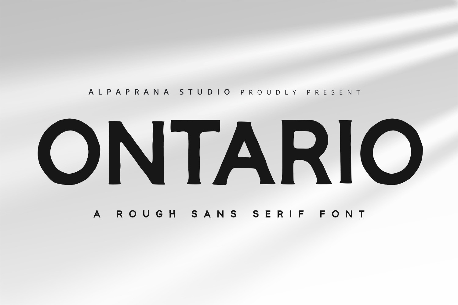 Ontario font preview image #5